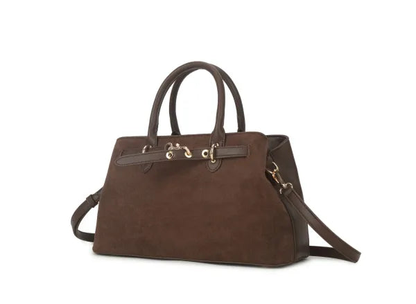 Kunstlederen Suede Handtas 115357