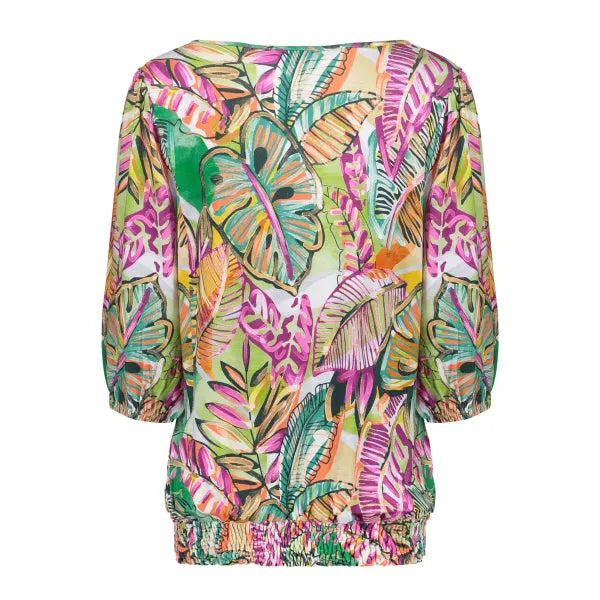 T-shirt smock jersey AOP