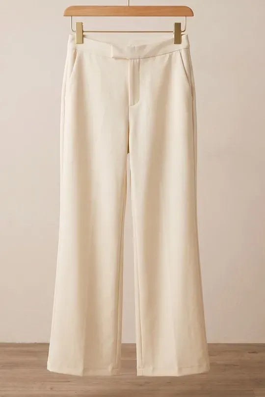 Ecru Classy Pants