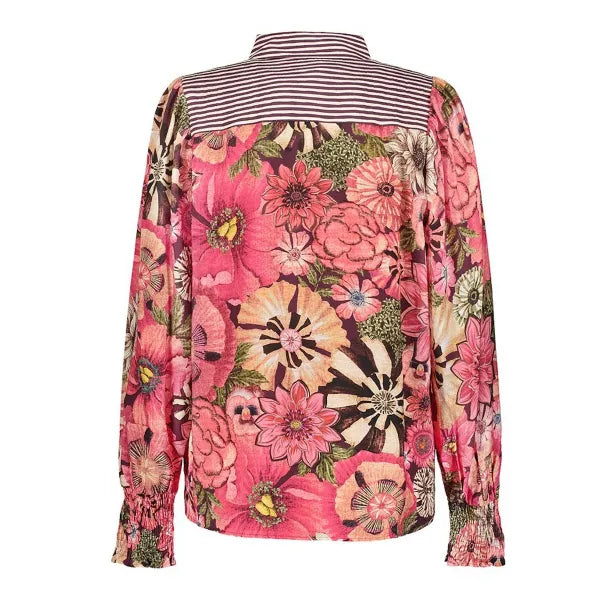blouse plum -000380