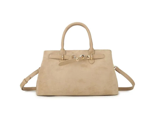 Kunstlederen Suede Handtas 115359