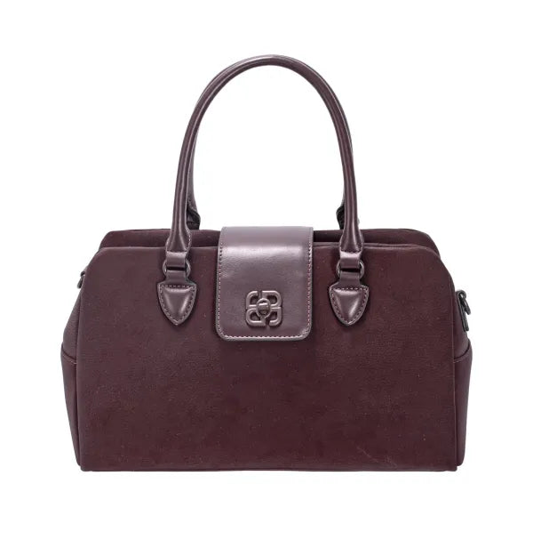 Kunstlederen suede handtas