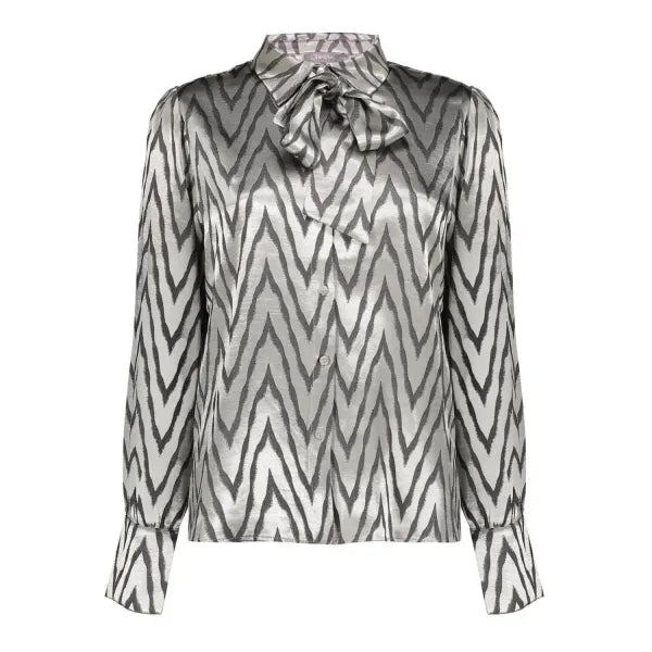 Animal silver blouse 53593-32