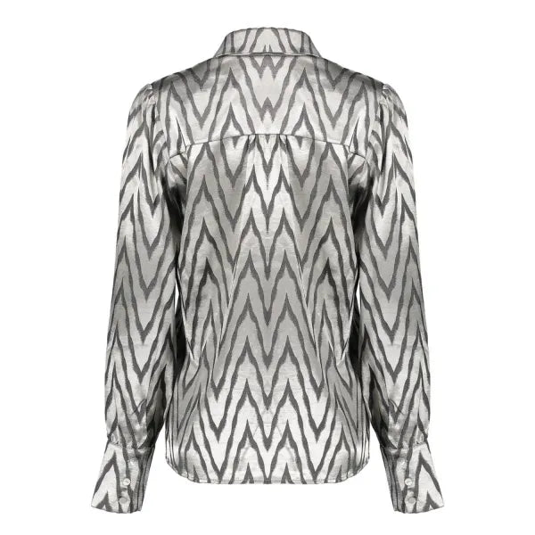 Animal silver blouse 53593-32