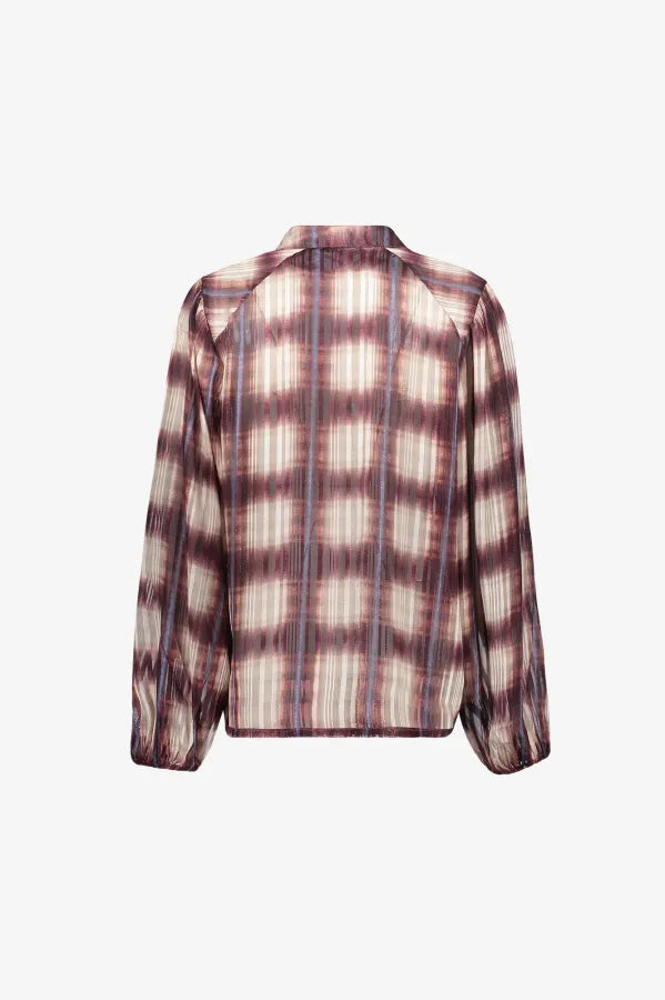 Blouse Check Lurex