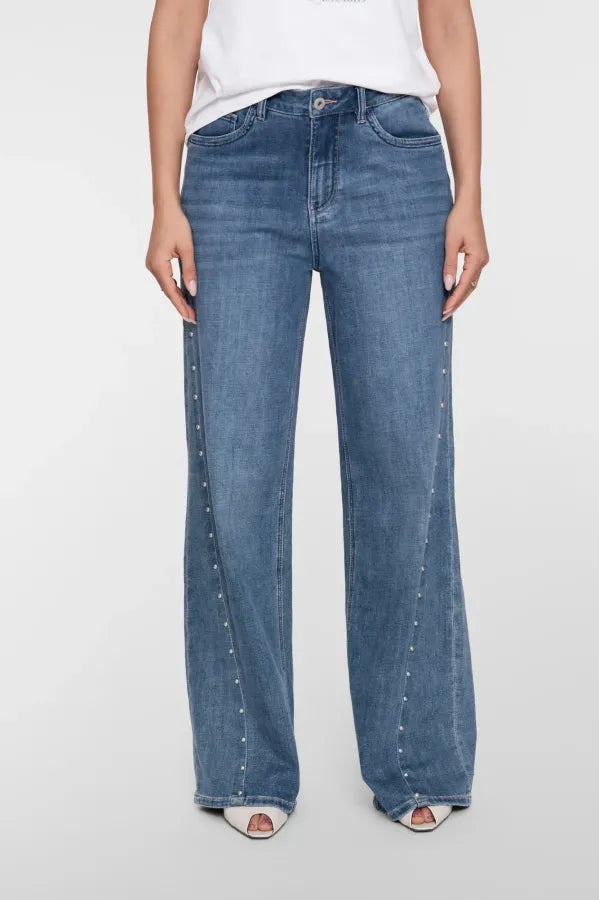 Jeans Wide Studs 115435