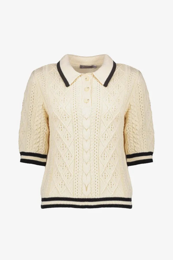 Pullover Polo Ajour 115463