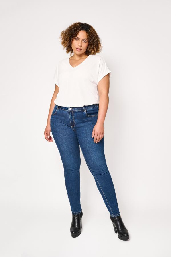 EXXCELLENT_Charlie_Slim_Fit_Jeans_Jeans_Blauw