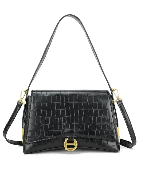 GIULIANO_Giuliano_Kunstlederen_schoudertas_Zwart_