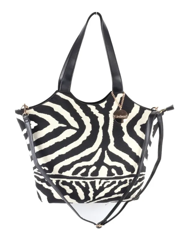 GIULIANO_Kunstleer_Zebra_Tas_Zebra_print