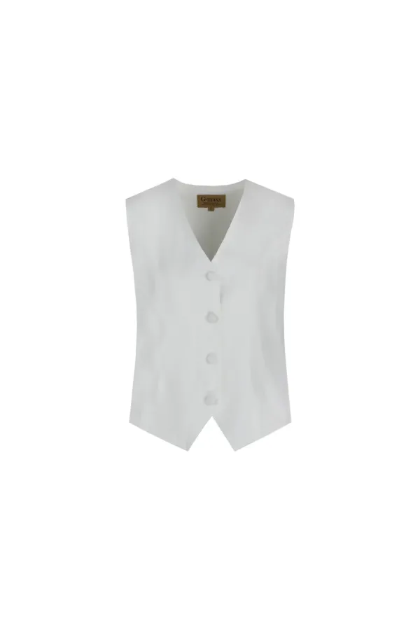 G_maxx_Elisa_Gilet_Off_white