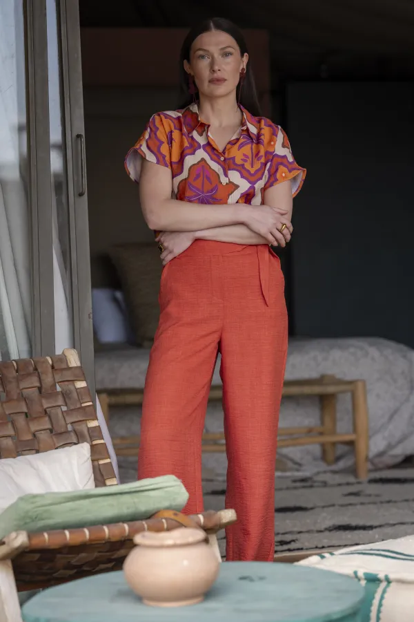 Geisha_Blouse_Ecru_Mango_Purple_3