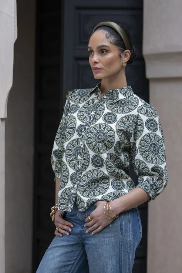 Geisha_Blouse_Green_Ecru_5