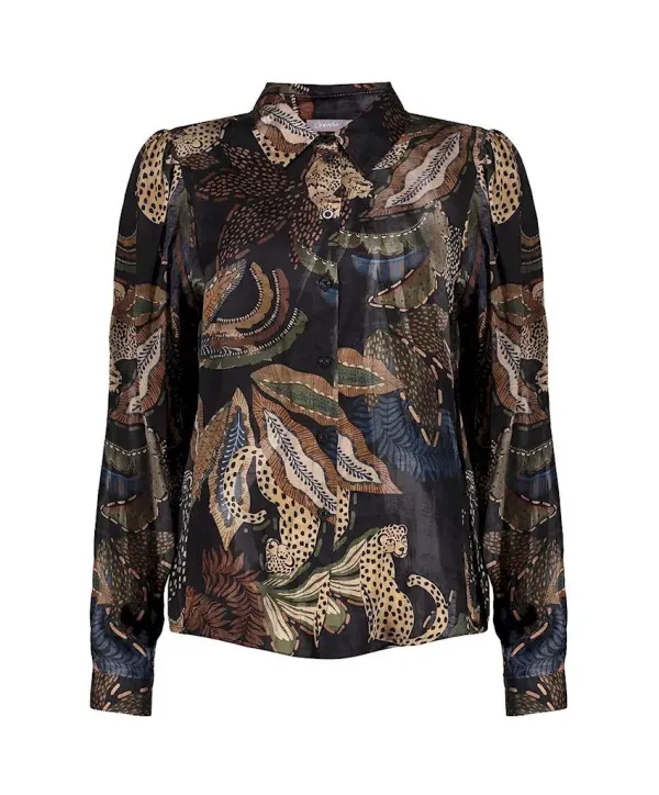 Geisha_OAP_Animal_blouse_53684_70_Black_green_combi