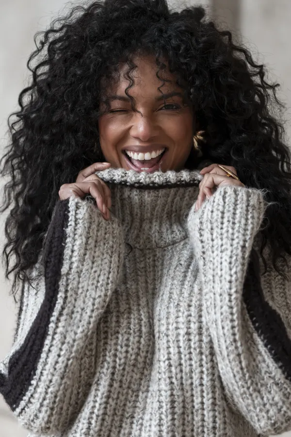 Geisha_Pullover_stripe_at_sleeve_Beige_Bruin_2