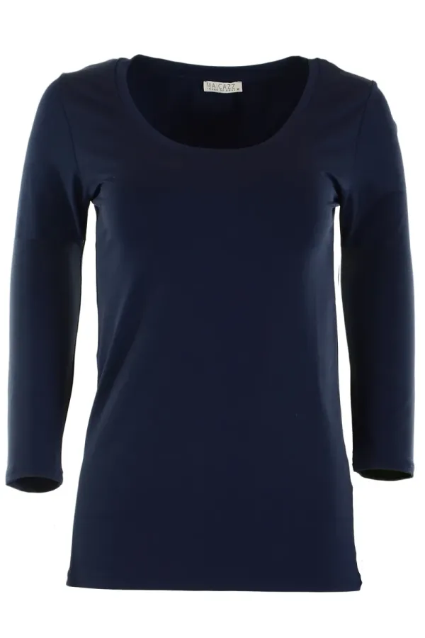 Maicazz_Toscane_3_4_Sleeve__Navy