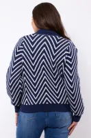 EXXCELLENT_Delilah_Cardigan_Donkerblauw__off_white_1