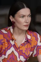 Geisha_Blouse_Ecru_Mango_Purple_5