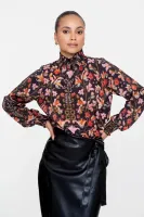 Geisha_Blouse_Flowers_Black_Orange_1