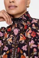 Geisha_Blouse_Flowers_Black_Orange_2