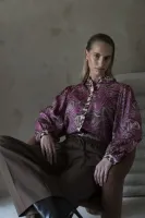 Geisha_Blouse_Mocca_Fuchsia