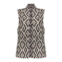 Geisha_Gilet_Jacquard_Black_off_white