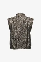 Geisha_Gilet_animal_print_Brown_1