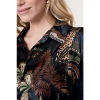 Geisha_OAP_Animal_blouse_53684_70_Black_green_combi_1