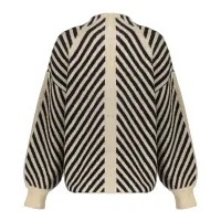 Geisha_Pullover_Stripes_Black_sand_1