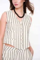 Geisha_Striped_Gilet_Sand_Black_5