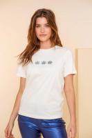 Geisha_T_Shirt_Foil_Flowers_Offwhite_Blue