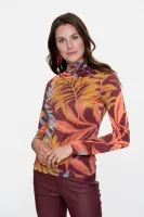 Geisha_Top_Lurex_Print_Bordeaux