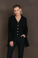 Maicazz_Pane_jas_vest_Zwart_