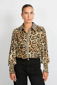 C_S_The_Label_Joanne_Blouse_Black_green_combi