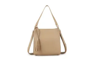 GIULIANO_Kunstlederen_schouder_Tas_Camel