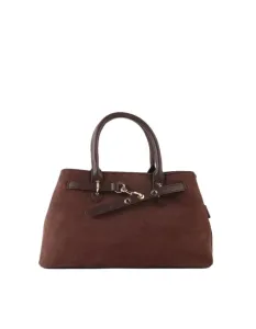 GIULIANO_kunstlederen_Tas__Bruin