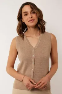 G_maxx_Orion_Knitting_Gilet_Sahara