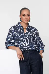 Geisha_Blouse_63250_20_Blauw_Ecru