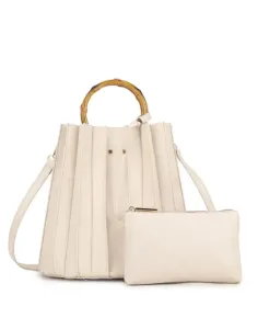 GIULIANO_Kunstlederen_Tas_Beige